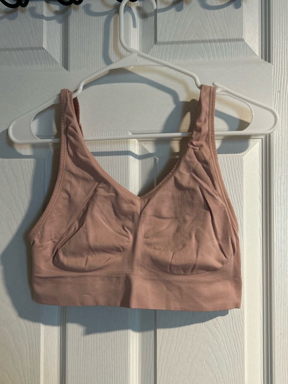 Rosy Pink Sports Bra - Unpadded